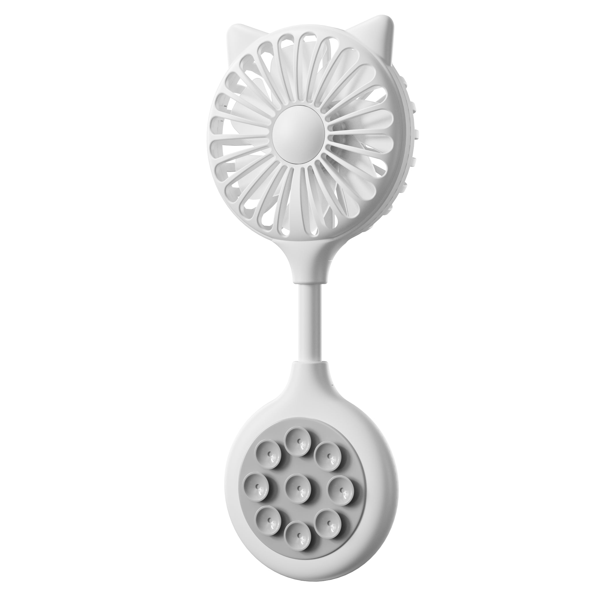 Cat Ear Design Foldable USB Fan Air Circulator Summer Cooler with Suction Cups Cat Ear Design Foldable USB Fan Air Circulator Summer Cooler with Suction Cups